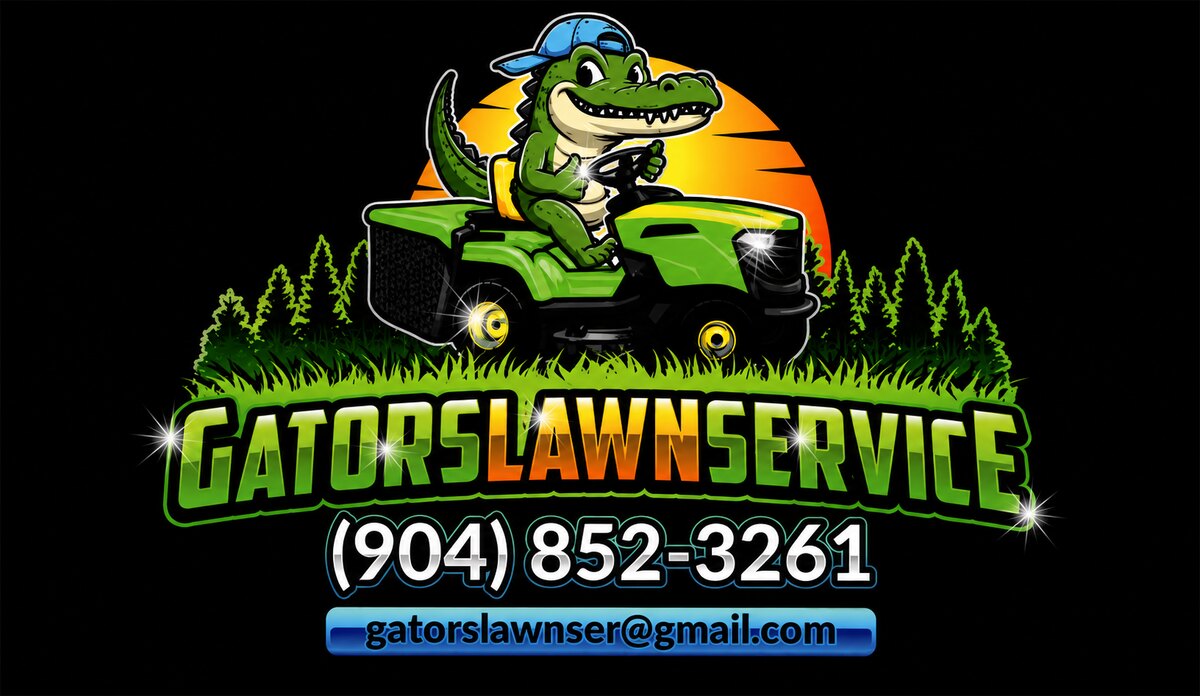 Business card for Gators Lawn Service