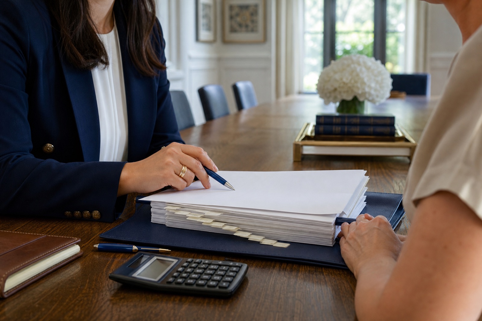 Mortgage signing packet prepared for a careful notary appointment
